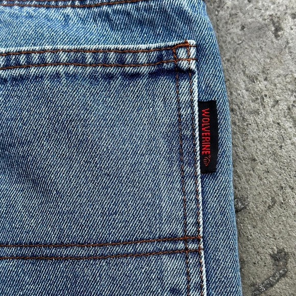 Y2k WORKWEAR SKATER CARHARTT STYLE WOLVERINE BAGGY CARPENTER SIZE 38x30 - Picture 3 of 4